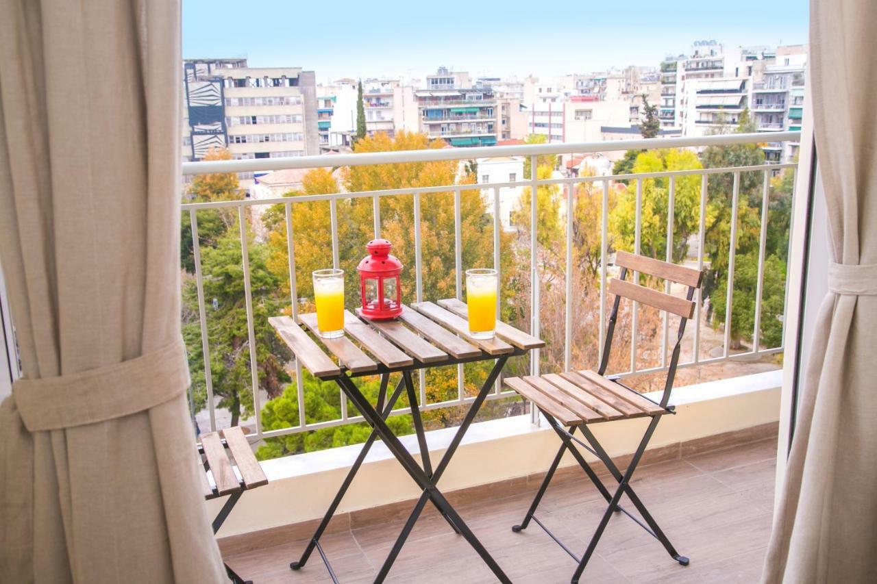 Ferienwohnung Magnificent Luxury Retrostyle Flat Acropolis View Athen Exterior foto