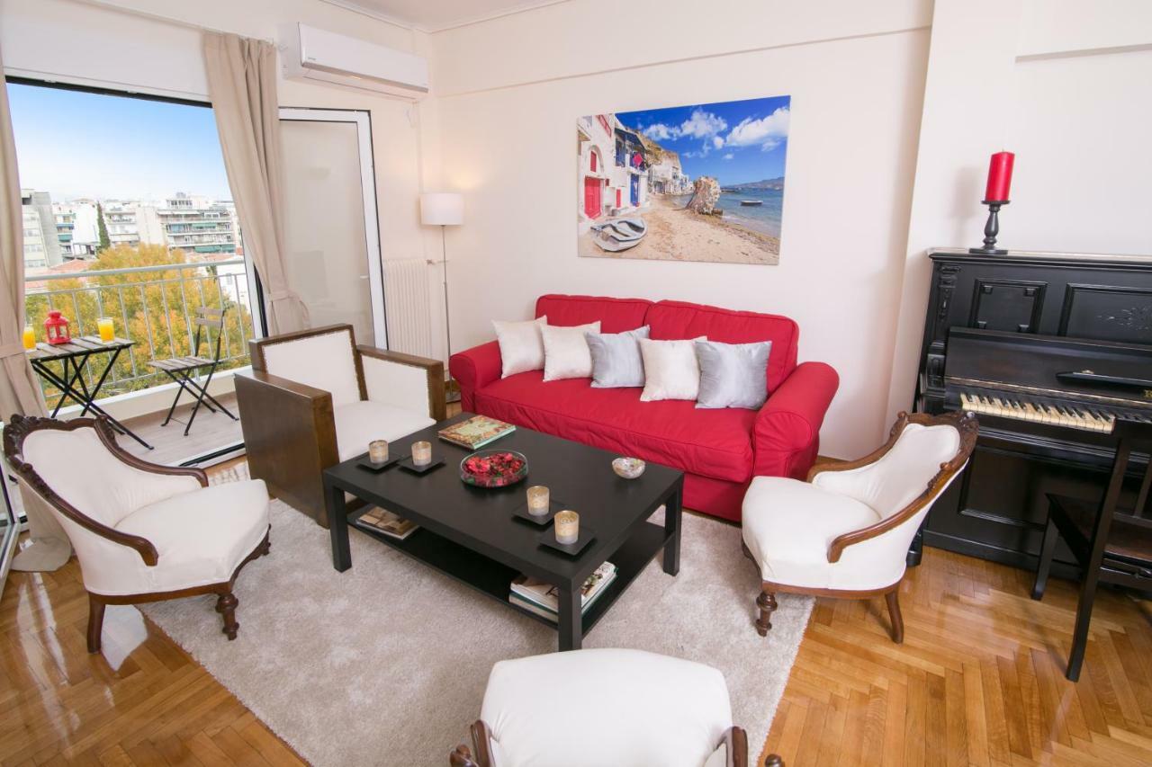Ferienwohnung Magnificent Luxury Retrostyle Flat Acropolis View Athen Exterior foto