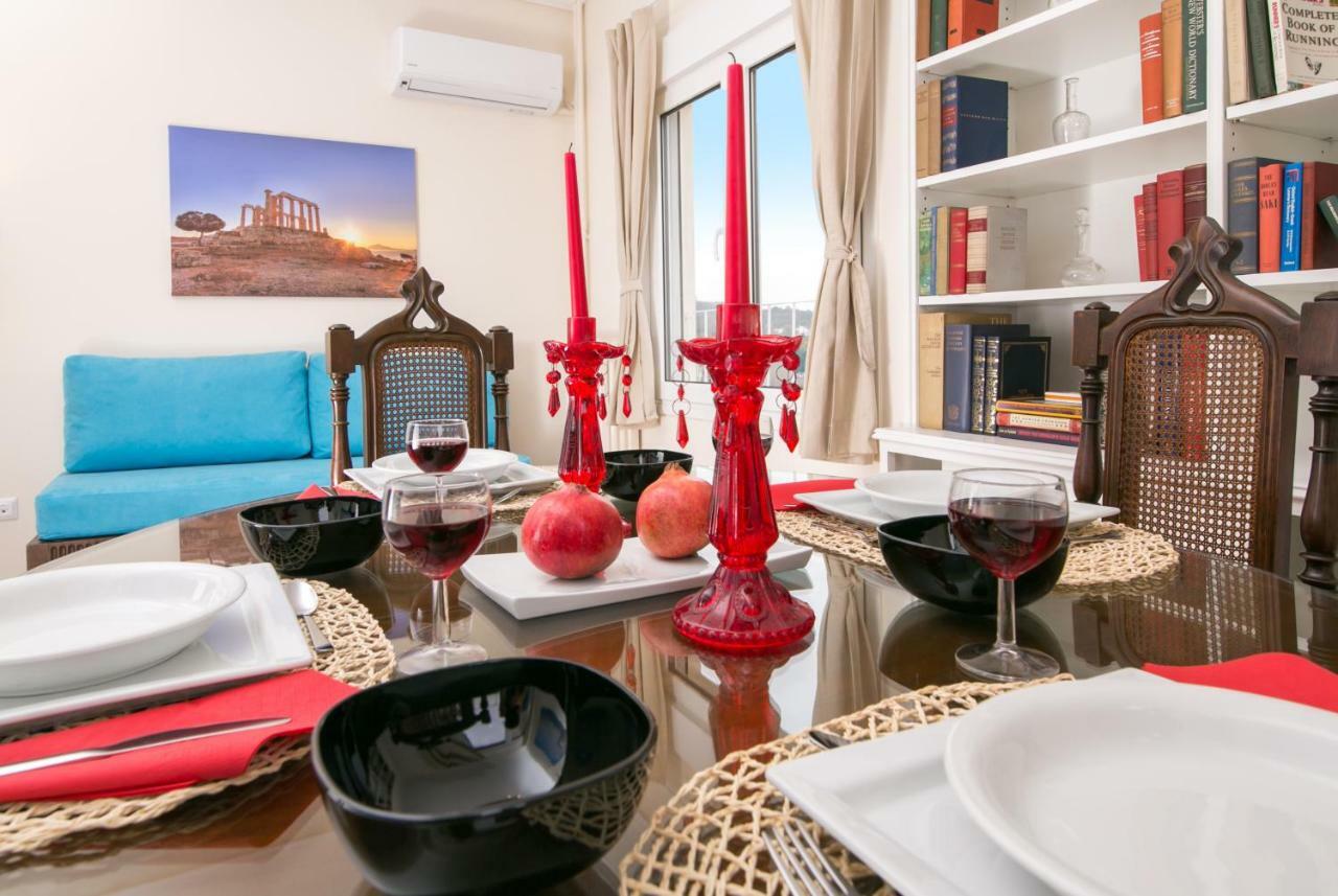 Ferienwohnung Magnificent Luxury Retrostyle Flat Acropolis View Athen Exterior foto