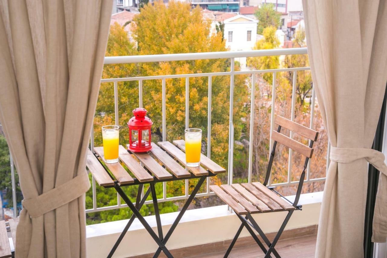 Ferienwohnung Magnificent Luxury Retrostyle Flat Acropolis View Athen Exterior foto