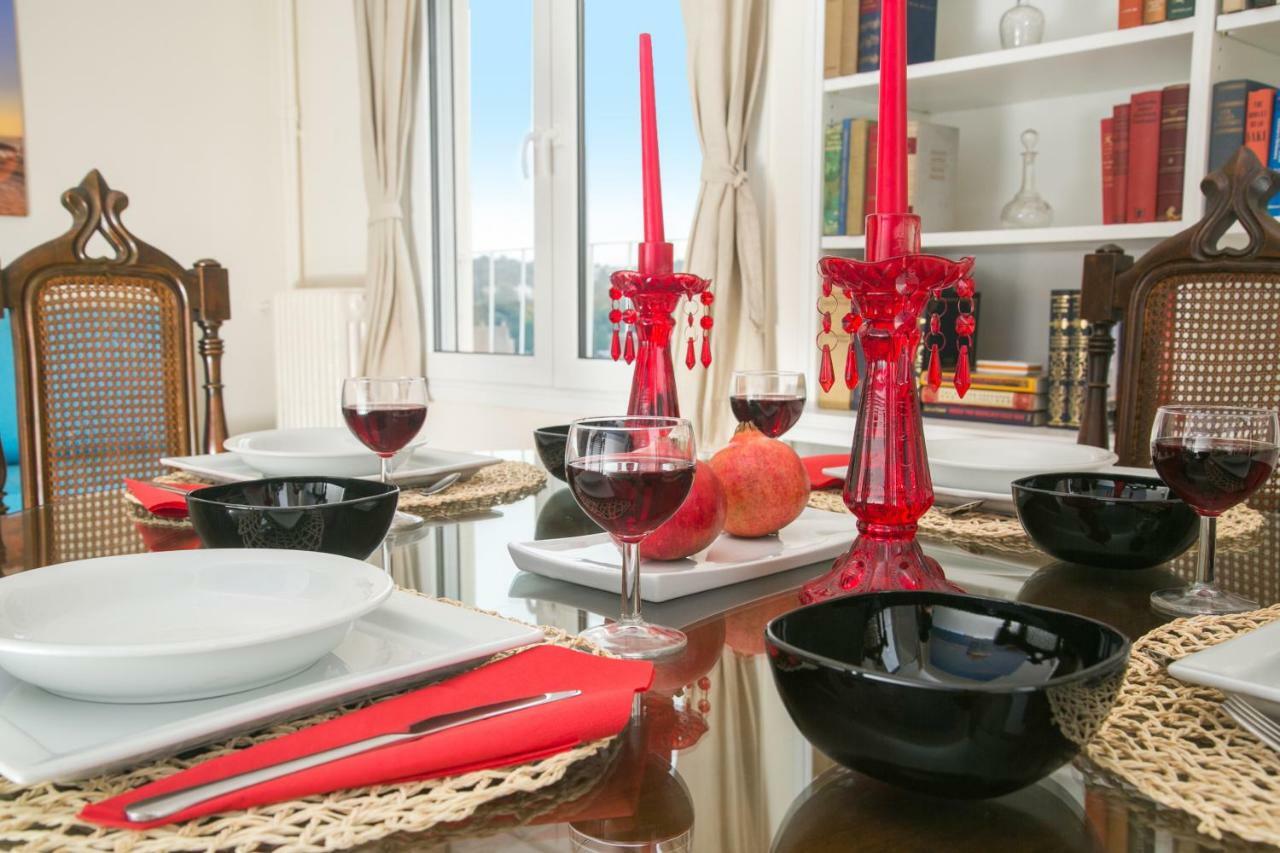 Ferienwohnung Magnificent Luxury Retrostyle Flat Acropolis View Athen Exterior foto