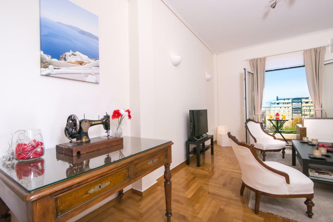 Ferienwohnung Magnificent Luxury Retrostyle Flat Acropolis View Athen Exterior foto